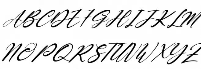 Baby Lovely Italic Font UPPERCASE