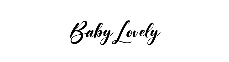 Baby Lovely  font caratteri gratis