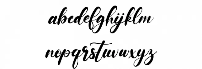 Baby Lovely Caratteri MINUSCOLO