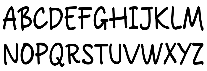 Baby Maryam Font UPPERCASE