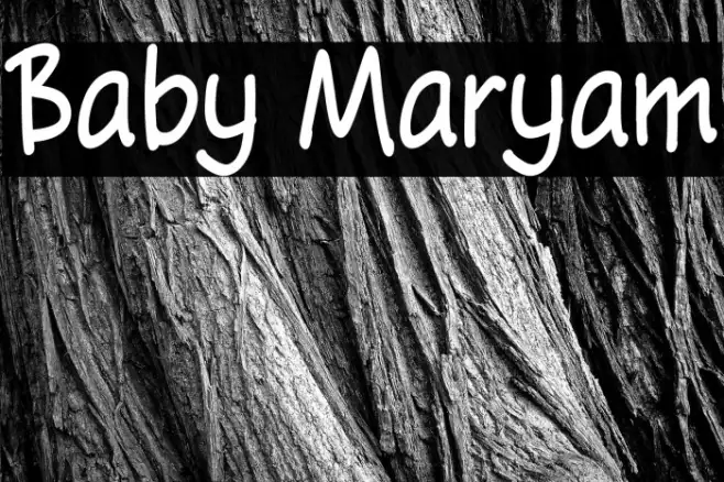 Baby Maryam Example 2