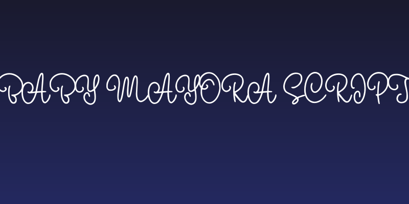 Baby Mayora Script Social Header