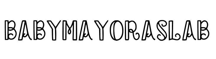 Baby Mayora Slab  font caratteri gratis