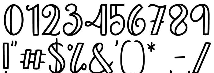 Baby Mayora Slab Font OTHER CHARS