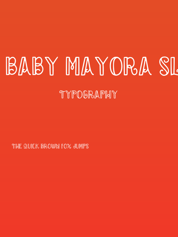 Baby Mayora Slab Poster