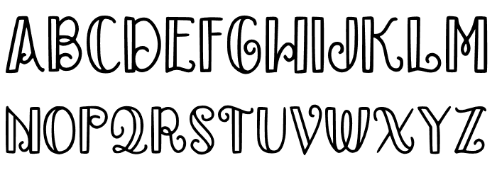 Baby Mayora Slab Font LOWERCASE