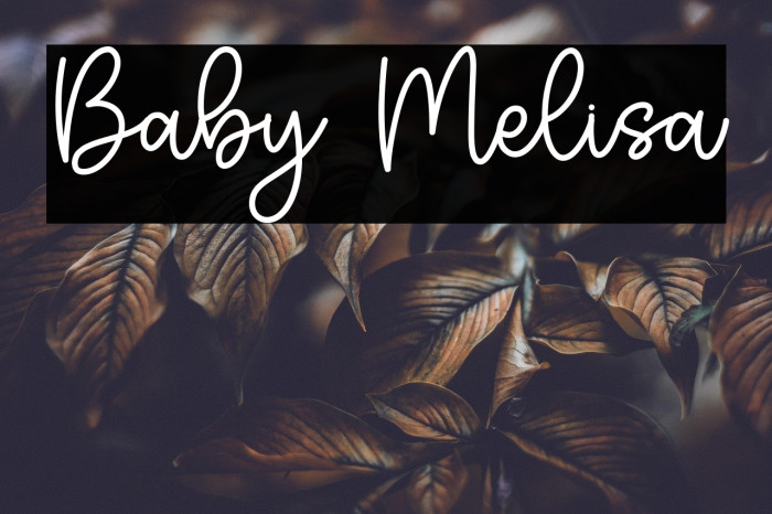 Baby Melisa Example 2