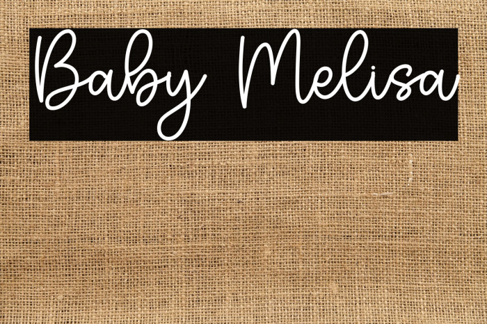 Baby Melisa Example 3