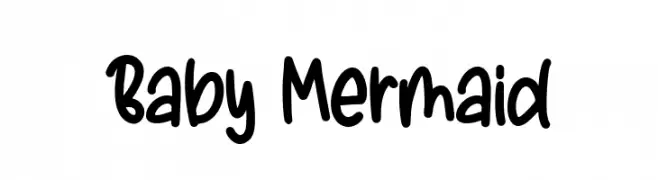 Baby Mermaid  Frei Schriftart Herunterladen