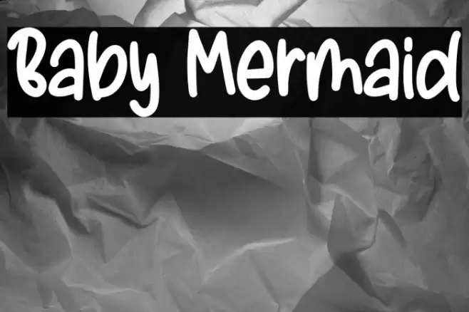 Baby Mermaid Font examples