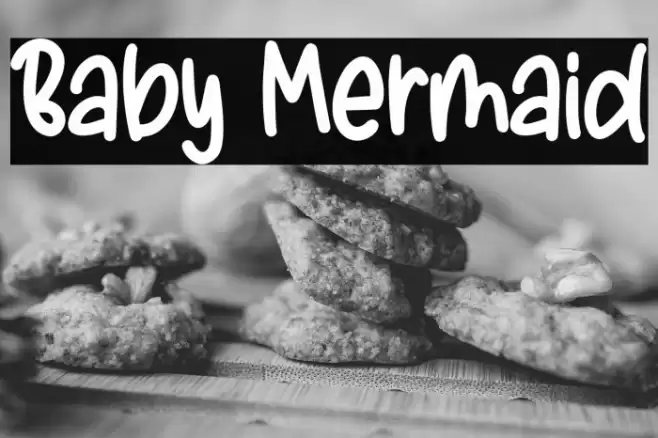 Baby Mermaid Font examples