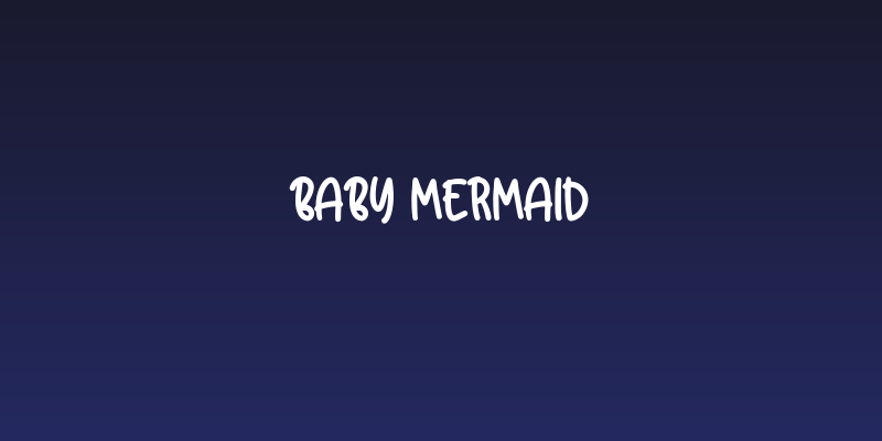 Baby Mermaid Social Header