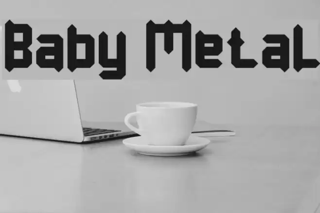 Baby Metal Font examples