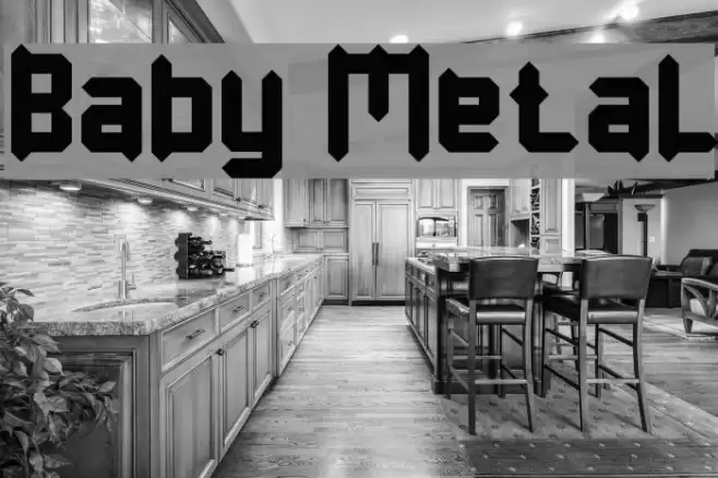 Baby Metal Font examples