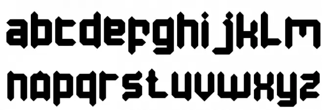 Baby Metal خط أحرف صغيرة