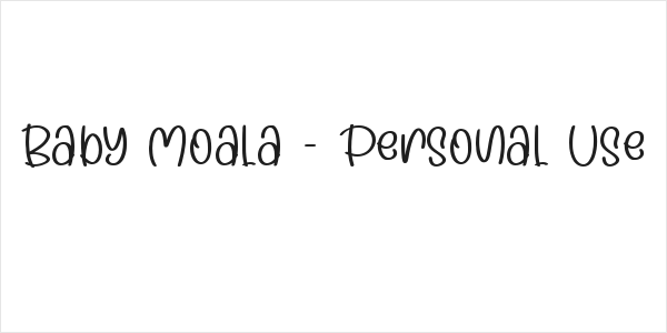 Baby Moala - Personal Use Logo