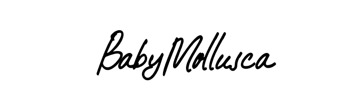 Baby Mollusca  Frei Schriftart Herunterladen
