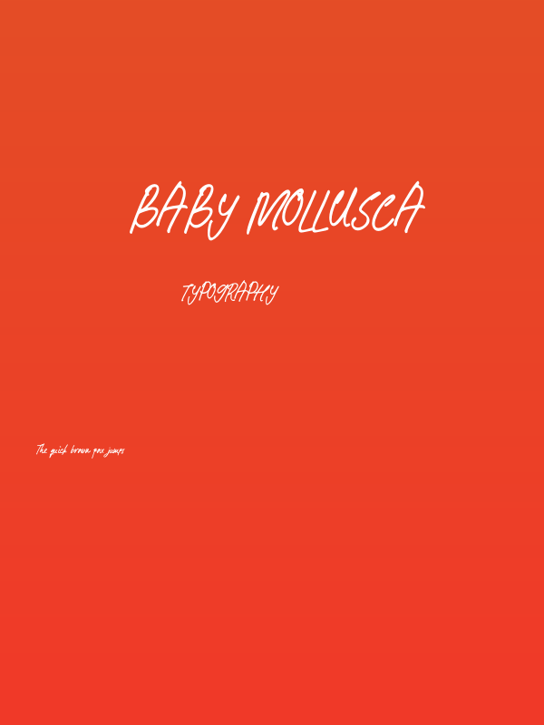 Baby Mollusca Poster