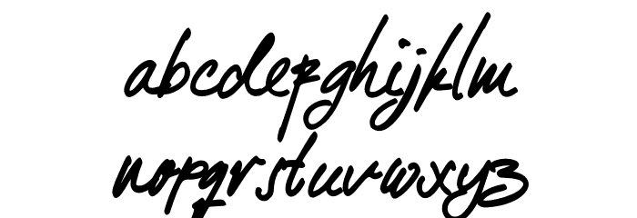 Baby Mollusca Font LOWERCASE