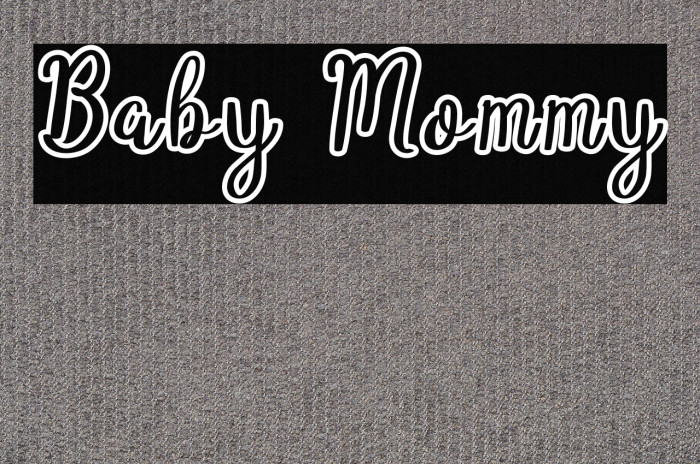 Baby Mommy Example 2