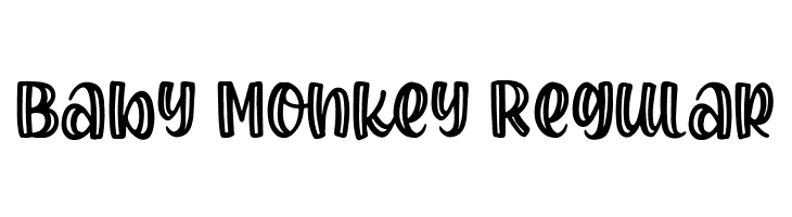 Baby Monkey Regular  les polices de caractères gratuit tlcharger