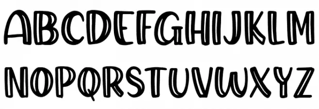 Baby Monkey Regular Font Litere mari
