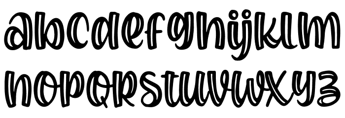 Baby Monkey Regular Font LOWERCASE