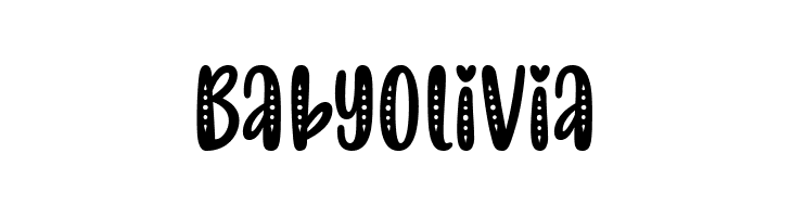 Baby Olivia  font caratteri gratis