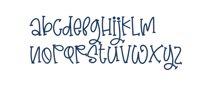 Baby Orchid Lowercase