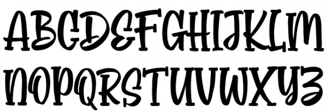 Baby Paisley Regular Schriftart Groß