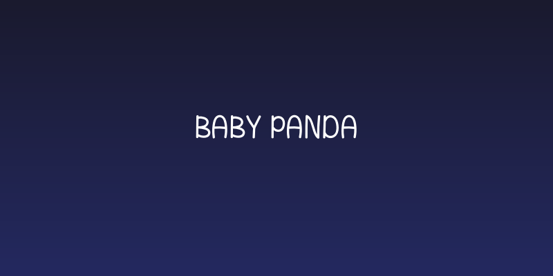 Baby Panda Social Header
