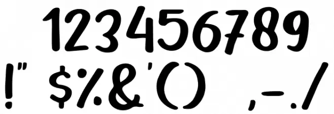 Baby Pilot Font OTHER CHARS