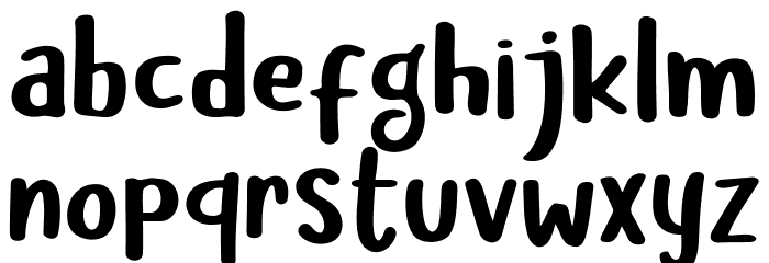 Baby Pilot Font LOWERCASE