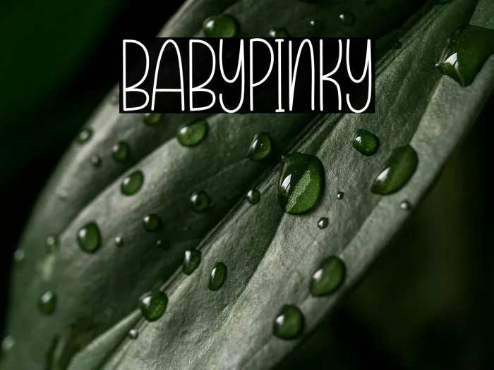 Baby Pinky Example 3