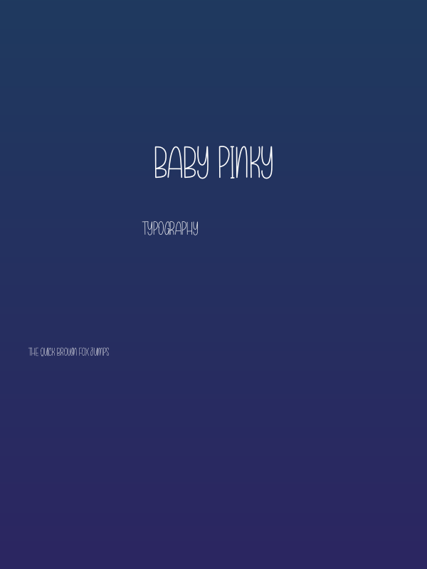 Baby Pinky Poster