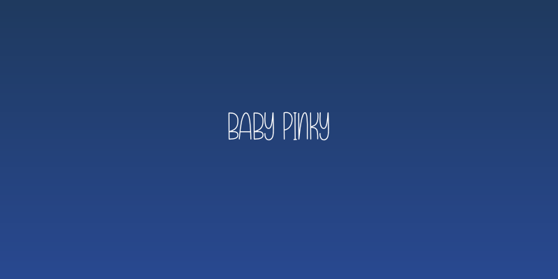Baby Pinky Social Header