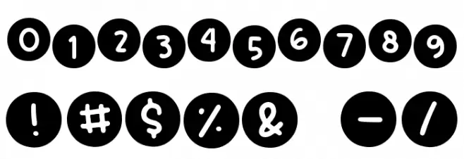 Baby Plums Шрифта ДРУГИЕ символов