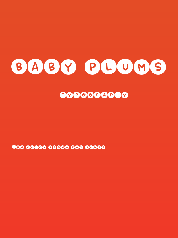 Baby Plums Poster