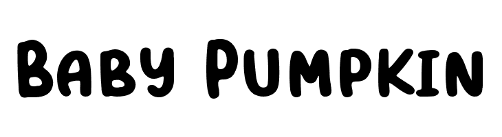 Baby Pumpkin  Free Fonts Download