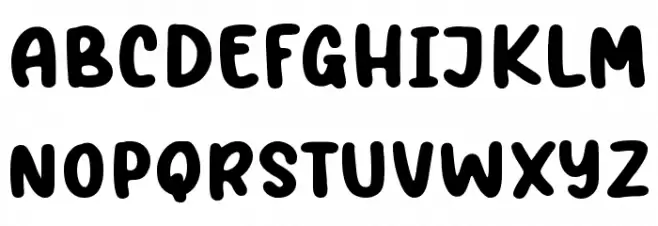 Baby Pumpkin Font LOWERCASE