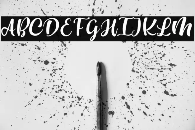 Baby Rainbow Font examples