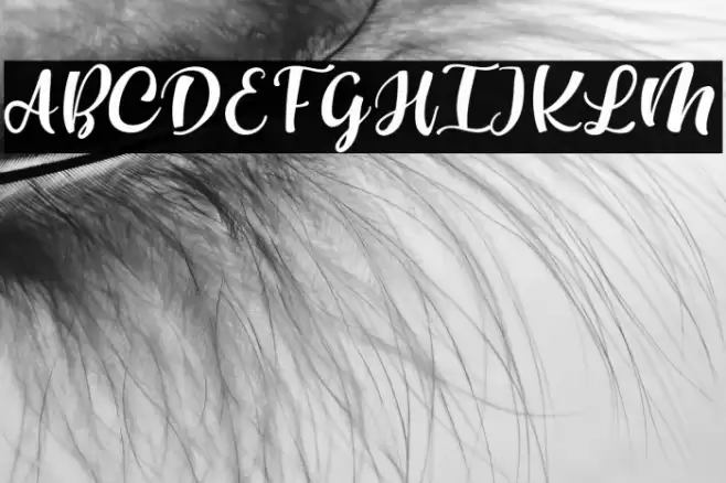 Baby Rainbow Font examples