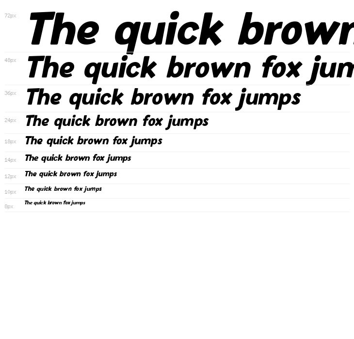 Baby School Italic Waterfall