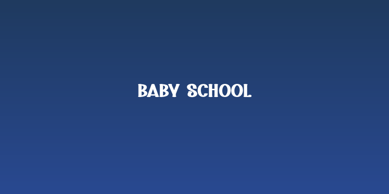 Baby School Social Header