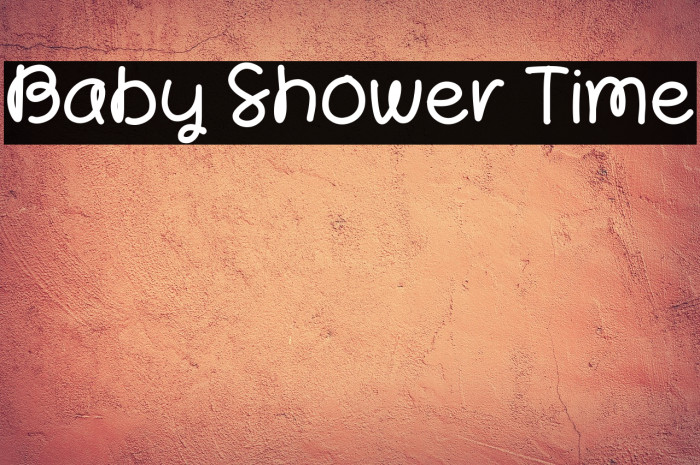 Baby Shower Time Example 1