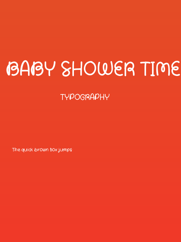 Baby Shower Time Poster