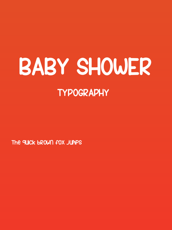 Baby Shower Poster