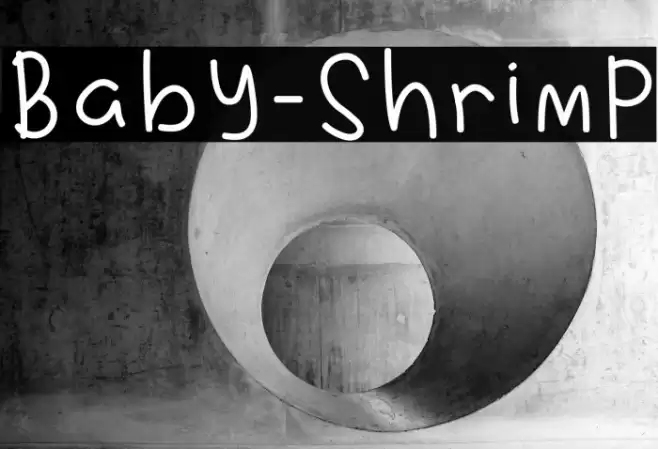 Baby-Shrimp Font examples