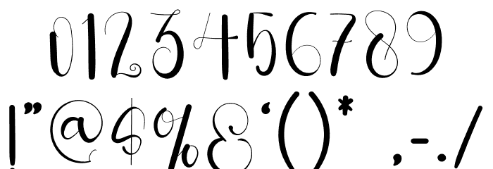 Baby Signature Font OTHER CHARS