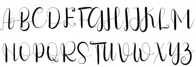 Baby Signature Fonte MAIÚSCULAS